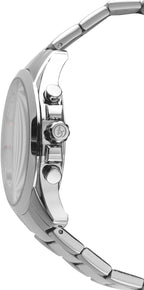 Accurist Mens Chronograph Watch with Silver Dial  Silver Bracelet 7204
