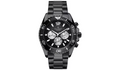 Accurist Mens Chronograph Watch with Black Dial and Black Bracelet 7205