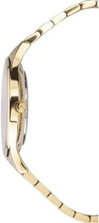 Accurist Signature Mens Watch with White Dial and Gold Plated Bracelet 7248