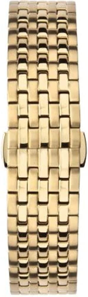 Accurist Signature Mens Watch with White Dial and Gold Plated Bracelet 7248