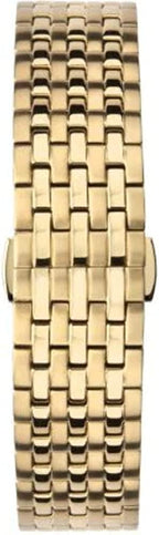 Accurist Signature Mens Watch with White Dial and Gold Plated Bracelet 7248