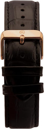 Gwylio Chronograph Accurist i Ddynion gyda Strap Lledr Du 7251