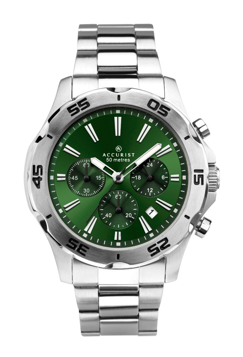 Gwylio Chronograph Chwaraeon i Ddynion Accurist 7258