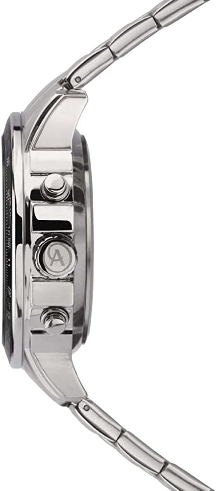 Accurist Mens Analogue and Digital Watch with Silver Bracelet 7283