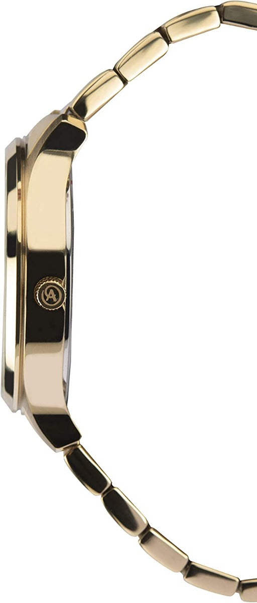 Accurist Men's Classic Watch with Gold Dial and Gold Bracelet 7303