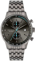 Accurist Mens Watch with Grey Dial and Grey Bracelet 7312
