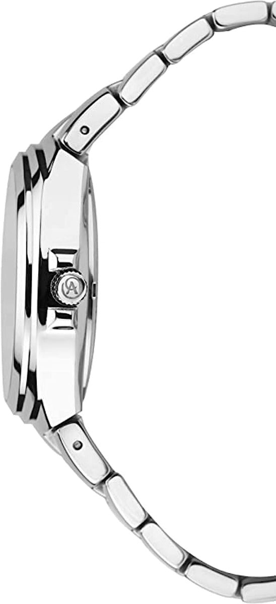 Accurist Mens Watch with Blue Dial and Silver Bracelet 7324