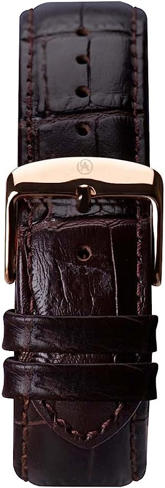 Accurist Mens Classic Watch with Brown Leather Strap 7356