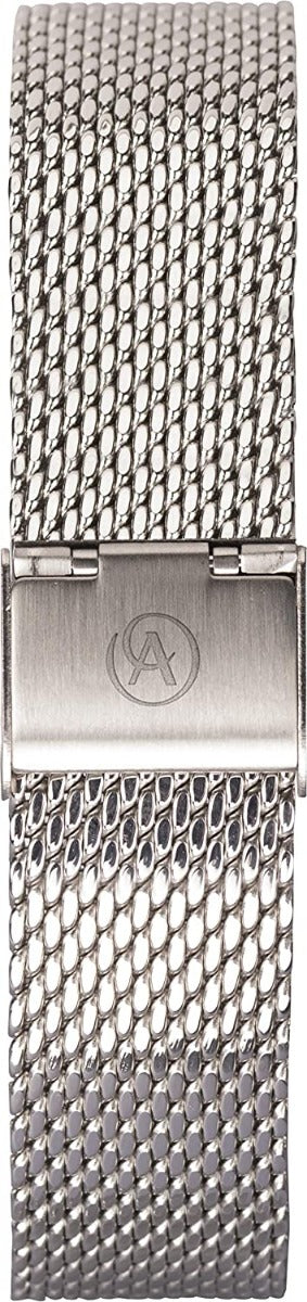 Accurist Men's Chronograph Watch with Silver Dial and Silver Milanese Strap 7365