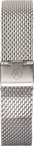 Accurist Men's Chronograph Watch with Silver Dial and Silver Milanese Strap 7365