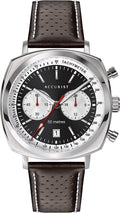 Accurist Men's Chronograph Watch with Brown Leather Strap 7367