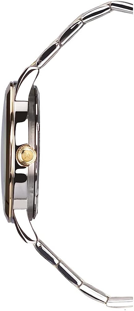Accurist Mens Watch with Blue Dial and Two Tone Bracelet 7368