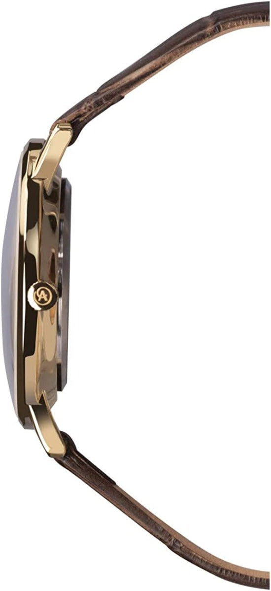 Accurist Men's Classic Watch with Brown Leather Strap 7370