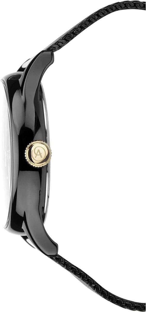 Accurist Men's Classic Watch with Black Milanese Strap 7374