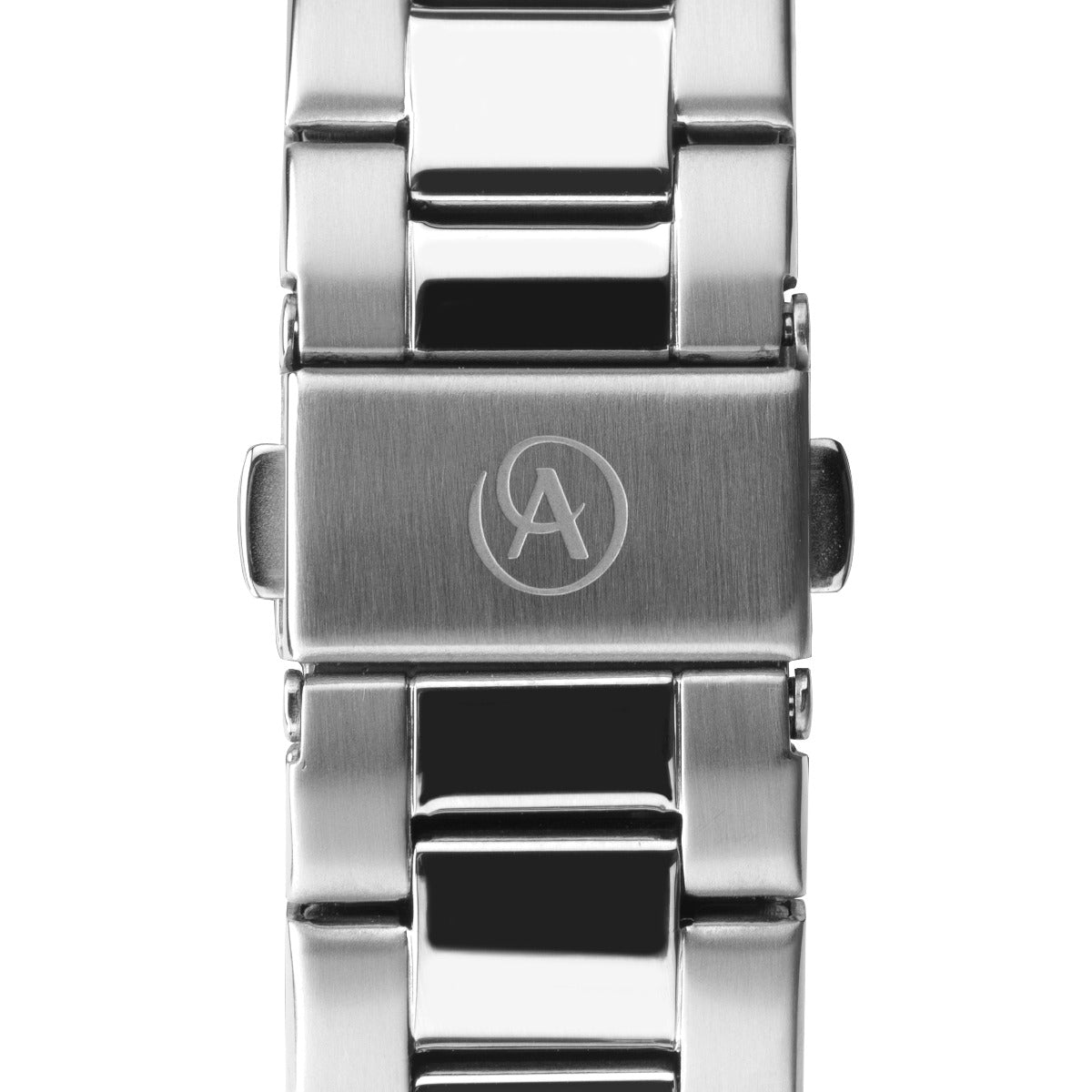 Accurist Mens Watch with Red Dial and Silver Bracelet 7405