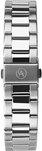 Accurist Mens Classic Watch with Green Dial and Silver Bracelet 7406