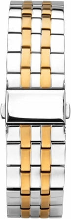 Accurist Mens Watch with Blue Dial and Two Tone Strap 7414