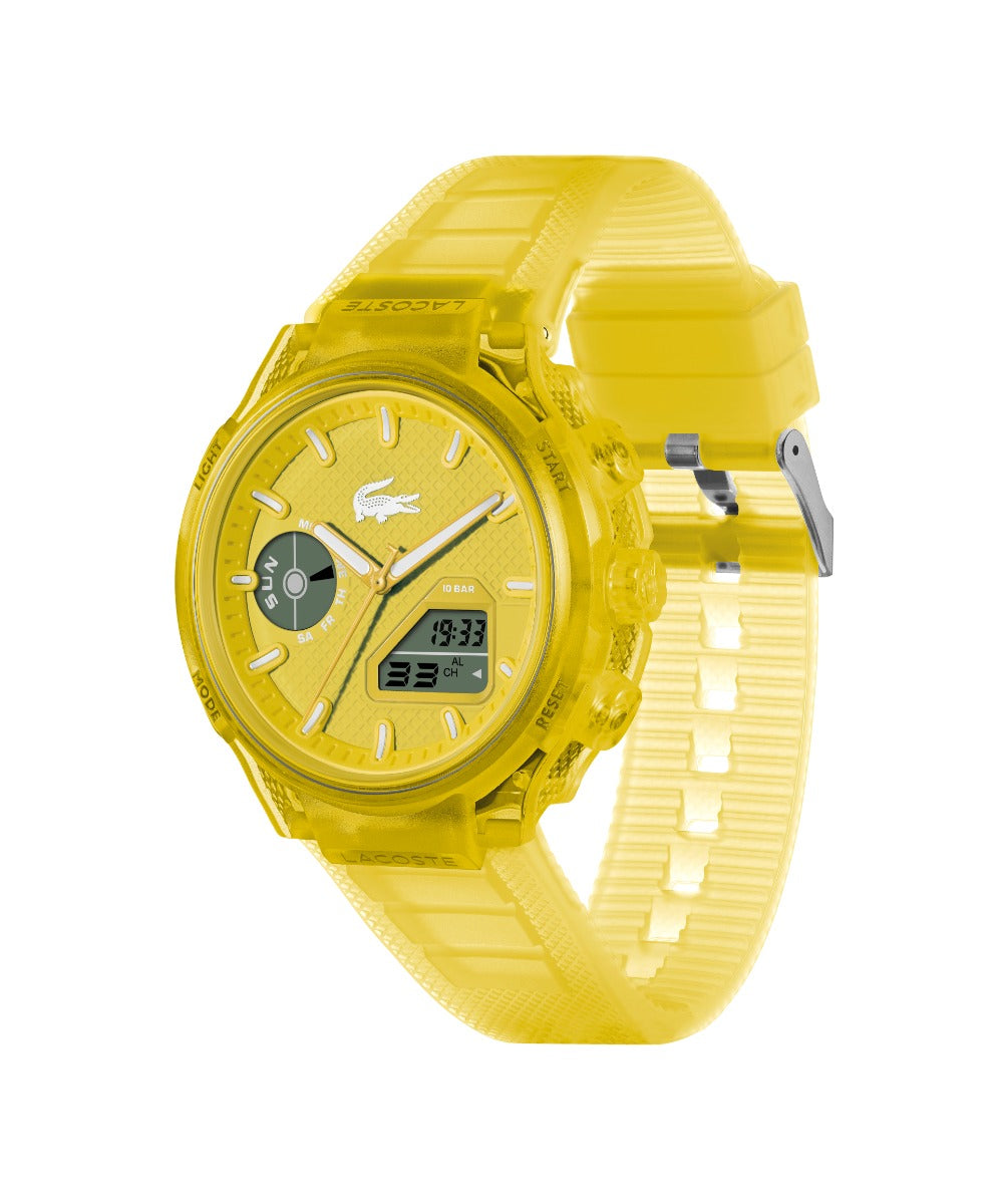 Lacoste LC33 Mens Watch with Yellow Dial and Yellow Strap 2011430