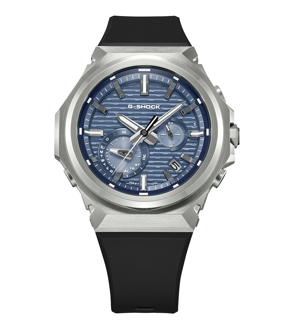 Casio G-Shock Mens Watch with Blue Dial and Black Strap GST-B1000-2AER