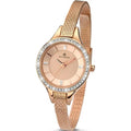 Ladies Accurist London Rose Gold Dial and Strap Watch 8005 RRP £99.99