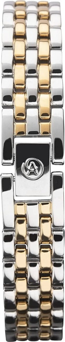 Accurist Ladies Watch with Silver Dial with Two Tone Bracelet 8007