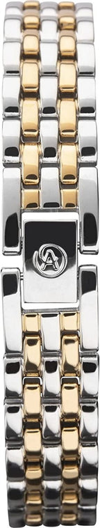 Accurist Ladies Watch with Silver Dial with Two Tone Bracelet 8007