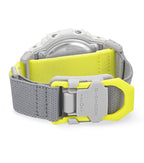 Casio G-Shock Mens Digital Watch with White Dial and Yellow FIDLOCK Strap DW-5600MNC-7A8ER