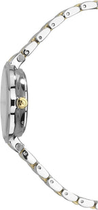 Accurist Ladies Watch with Silver Dial with Two Tone Bracelet 8007