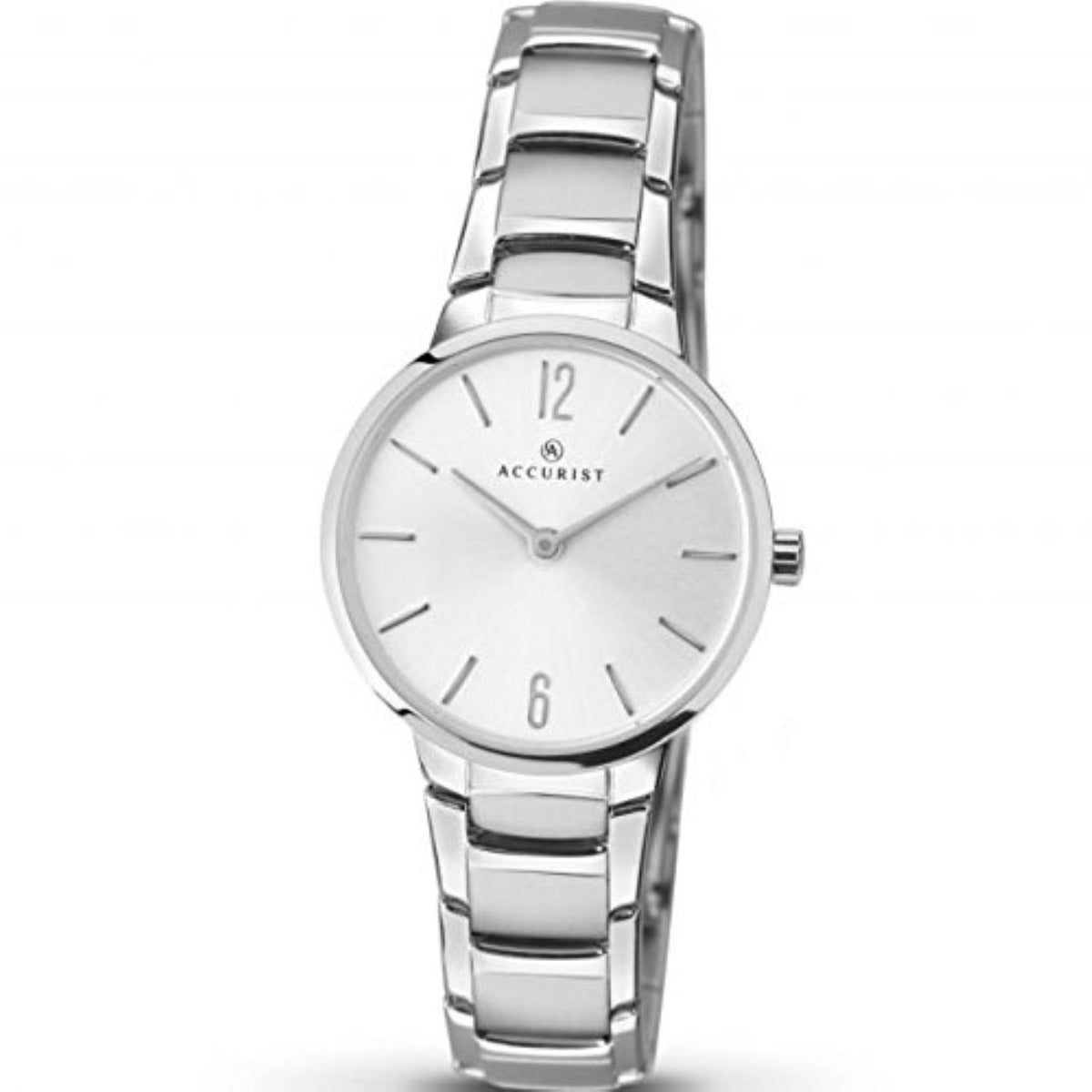 Accurist Womens Analogue Classic Quartz Watch with Stainless Steel Strap 8102
