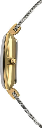 Accurist Ladies Watch with White Dial and Silver Milanese Strap 8131