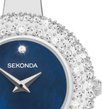 Sekonda Radiance Ladies Watch with Blue Dial and Silver Strap 40587