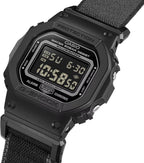 Casio G-Shock Mens Digital Watch with Black Dial and Black FIDLOCK Strap DW-5600MNC-1ER