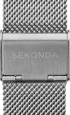 Sekonda Mens Watch with White Dial and Silver Milanese Bracelet 1940