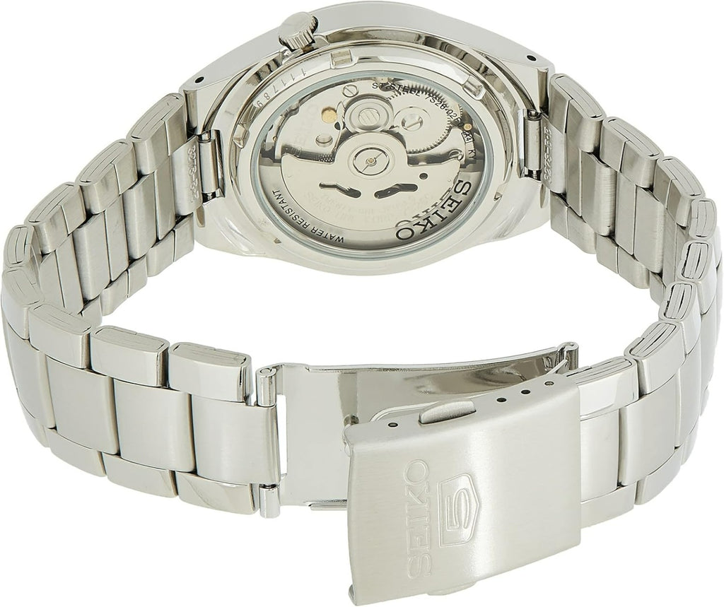 Seiko Men's Automatic Watch with Blue Dial and Stainless Steel Bracelet SNK615K1