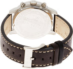 Ted Baker Mens Watch with Brown Strap and Black Dial TE1132