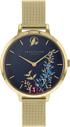 Sara Miller Ladies Watch with Gold Milanese Strap SA4030