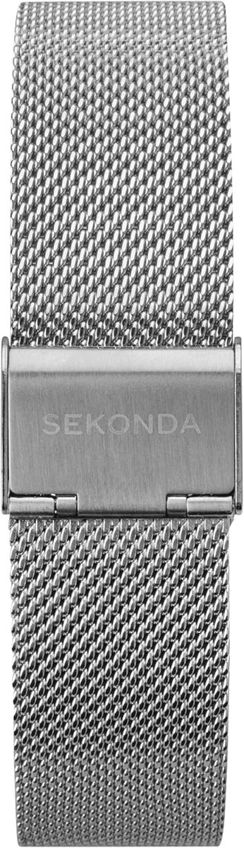 Sekonda Mens Watch with White Dial and Silver Milanese Bracelet 1940