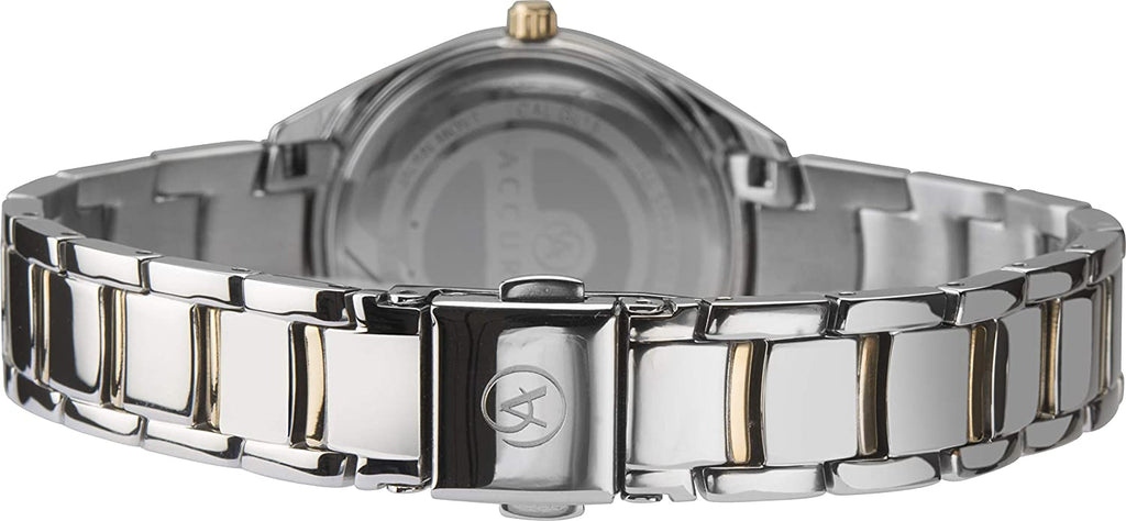 Accurist Ladies Watch with Silver Dial and Stainless Steel Bracelet 8218