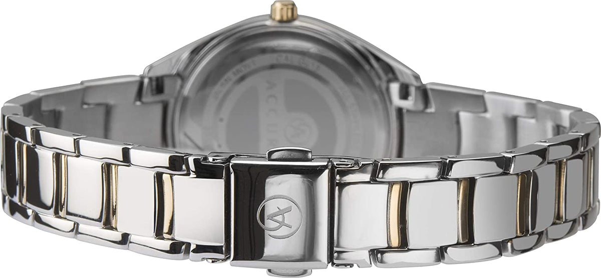 Accurist Ladies Watch with Silver Dial and Stainless Steel Bracelet 8218