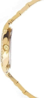 Accurist Ladies Watch with Mother of Pearl Dial and Gold Bracelet 8220