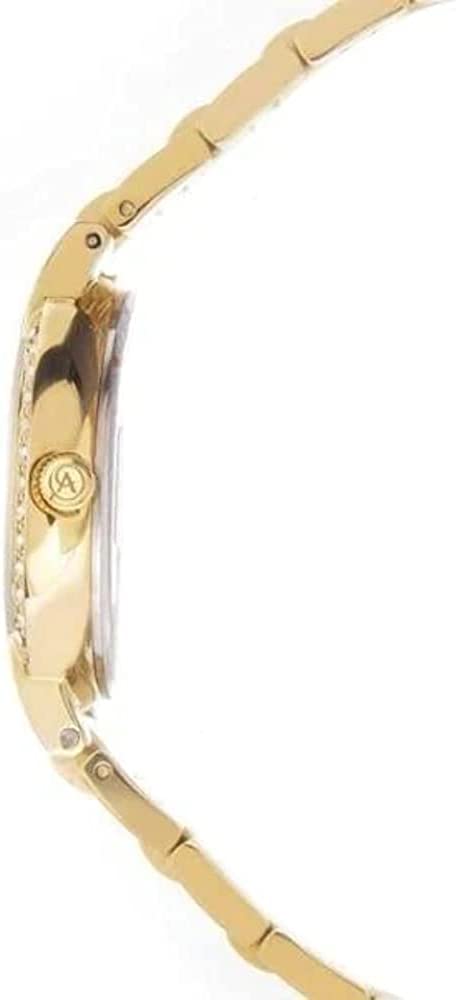 Accurist Ladies Watch with Mother of Pearl Dial and Gold Bracelet 8220