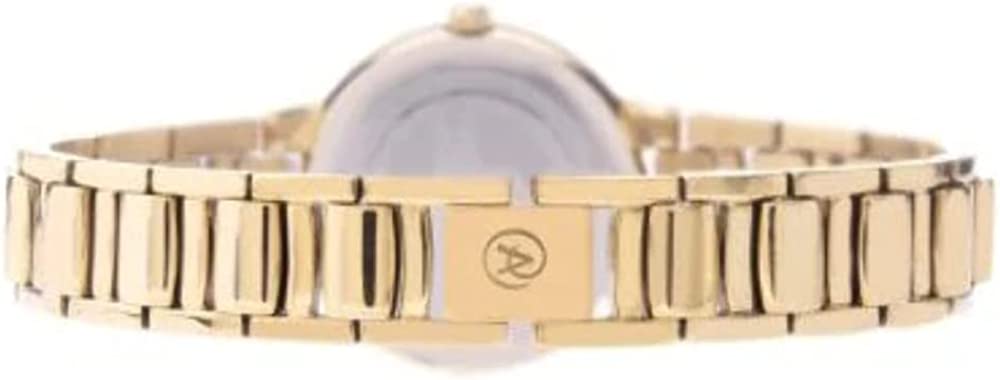 Accurist Ladies Watch with Mother of Pearl Dial and Gold Bracelet 8220