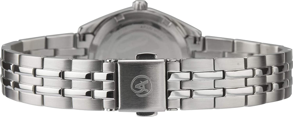 Accurist Ladies Watch with Black Dial and Stainless Steel Bracelet 8223