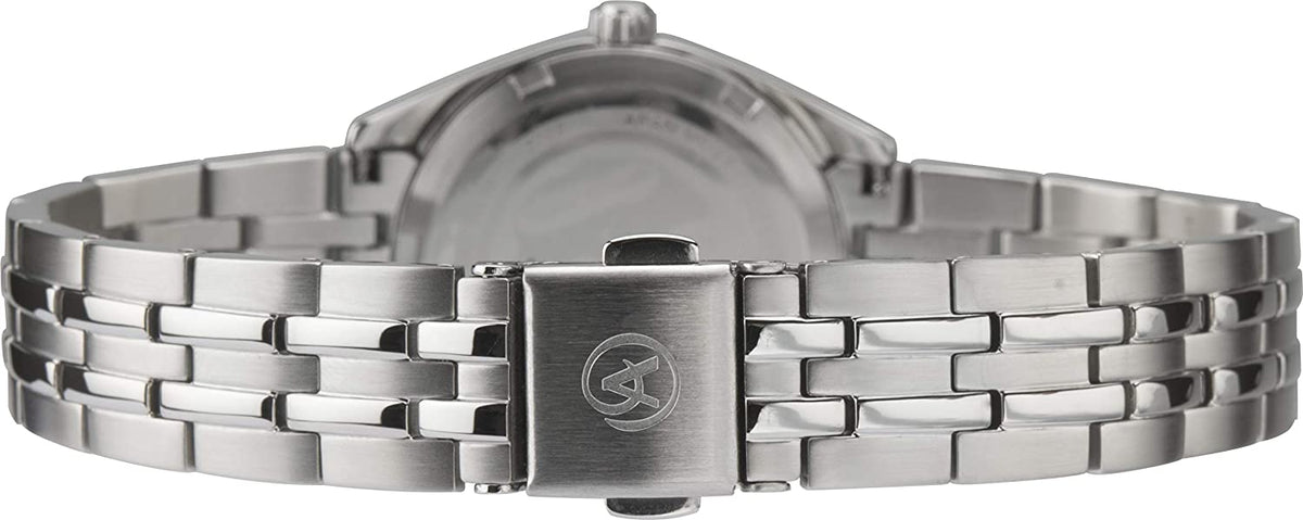 Accurist Ladies Watch with Black Dial and Stainless Steel Bracelet 8223