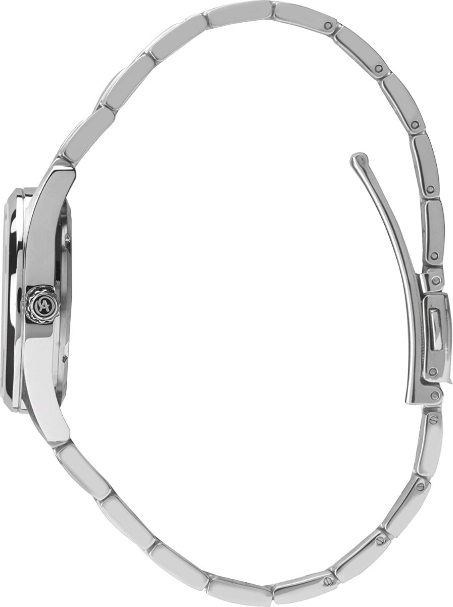 Accurist Ladies Watch with Black Dial and Stainless Steel Bracelet 8223