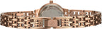 Accurist Ladies Watch with Mother Of Pearl Dial and Rose Gold Bracelet 8233