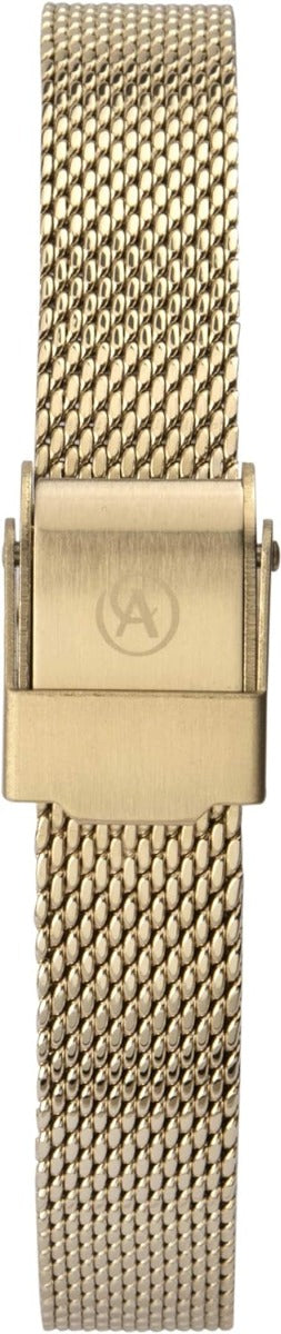 Accurist Ladies Watch with Gold Dial and Gold Milanese Strap 8251