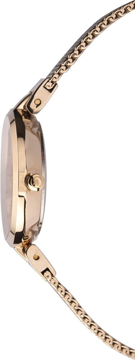 Accurist Classic Ladies Watch with Rose Gold Dial and Rose Gold Milanese Strap 8252