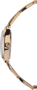 Accurist Classic Ladies Watch with Mother of Pearl Dial and Rose Gold Bracelet 8280