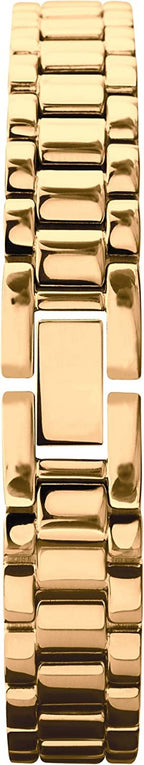 Accurist Classic Ladies Watch with Black Dial and Gold Bracelet 8350